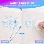 Avenuebool Fabric Markers for Sewing, Includes 2 Water Soluble Fabric Marker 2 - Image 4