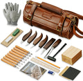 Wood Carving Kit, Deluxe Wood Carving Set, 6 Wood Carving Knives 8 Chisels 6 by Unknown