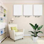 ESRICH 40Pack Stretched Canvas for Painting 8x10, Blank White Canvases for - Image 6