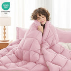 MUXHOMO 7 Pieces Queen Comforter Set, Reversible Bed in a Bag Queen Size - Image 2