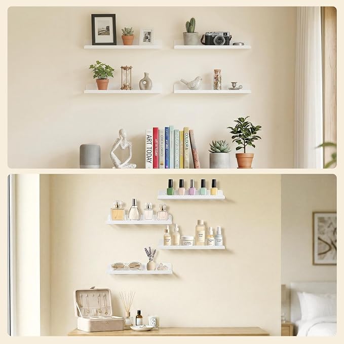 Lifewit Floating Shelves for Wall, Acrylic Display Shelf Wall Mounted for Figure - Image 7