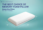 Vaverto Queen Memory Foam Pillow 2-Pack – Cooling Gel-Infused Orthopedic Bed - Image 7