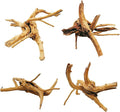 Hamiledyi 4PCS Driftwood for Aquarium 8-10in Natural Spider Wood Reptile by Hamiledyi