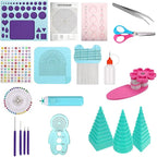 MDLUU Paper Quilling Kit with 1860 Strips and Quilling Tools and Storage Box - Image 4