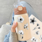 50Pcs Transparent Black and White Waterproof Plant Stickers - Image 5