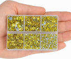 4000pcs Mixed Size Hot Fix Round Crystals Gems Glass Stones Hotfix Flat Back - Image 6