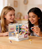 Ice Cream Shop Miniature House Kit, Plastic DIY Dollhouse - Image 5