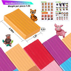 Cyajm 50 Colors Oven Bake Polymer Clay Kit, DIY Jewelry Crafts & Home Decor | - Image 4