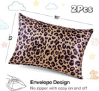 MR&HM Satin Pillowcase for Hair and Skin, Silk Satin Pillowcase 2 Pack - Image 2