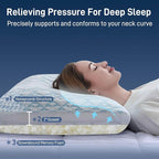 Cotelovo Shredded Memory Foam Soft Bamboo Viscose Pillows Adjustable - Image 3