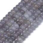 Songxi 5x8mm Natural Gray Labradorite Stone Rondelle Beads, Gemstone - Image 3