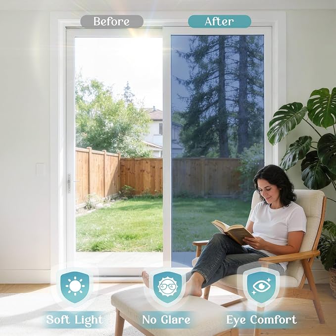 Haton Window Privacy Film One Way Window Tint - Image 8