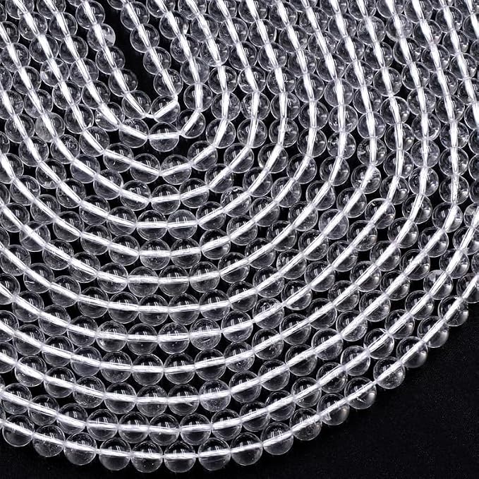 Zenkeeper 116 Pcs Clear Quartz Beads - Image 7