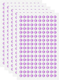 HARFINGTON 5 Sheet/800pcs Rhinestone Adhesive Stickers Self Adhesive Acrylic by HARFINGTON