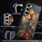 Case for Samsung Galaxy S23 Plus Case, Halloween Witch Moon Stained Glass - Image 5