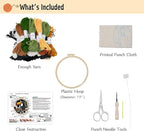 Mooncci Punch Needle Kit for Adult Beginners, Easy Embroidery Kits - Image 2