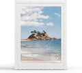 12x16 Picture Frame with Mat for 11x14, Wavy Edge Wooden Real Glass Photo Frame by THKRLOF