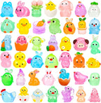 56 Pcs Easter Luminous Mini Resin Figurines 56 Style Glow in The Dark Little by ywevyezc
