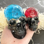 RESINWORLD Set of Large + Medium + Small 3D Skull Resin Molds, Flexible Clear - Image 4