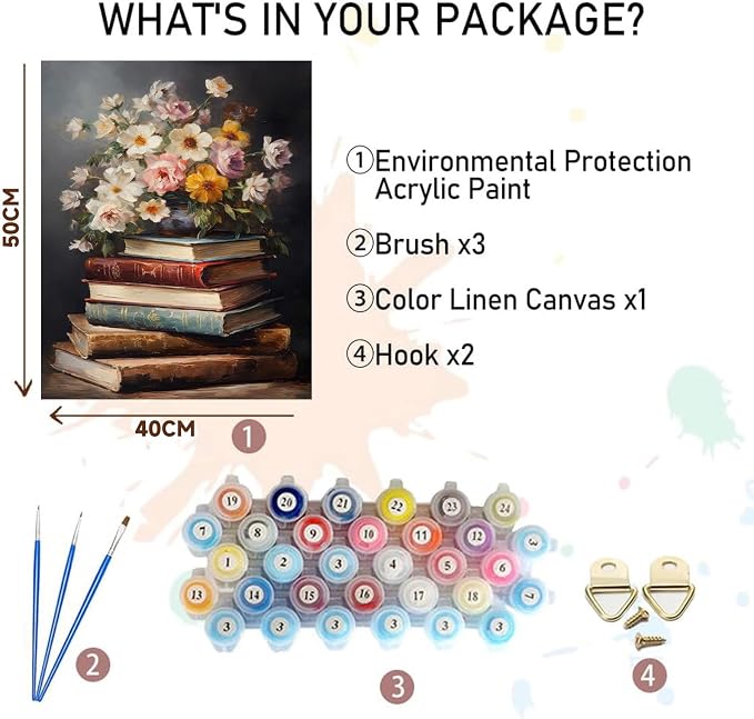 xackcme Book Paint by Numbers for Adults - Image 2
