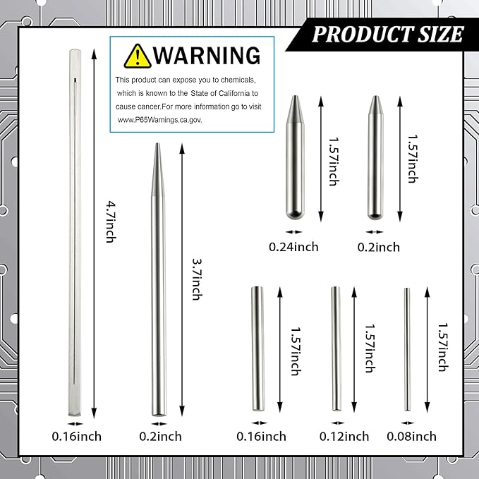 17 Pieces Metal Model Tool Kit Compatible - Image 2
