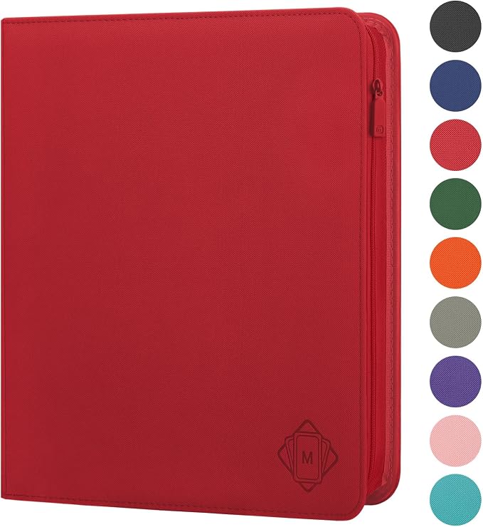 Premium Card Binder 12 Pocket for 720 Pockets Trading Card Binder, PU Zipper - Image 2
