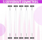 Ashmacdo 20 Pcs Dotting Tools for Painting, Ball Embossing Stylus for Transfer - Image 2