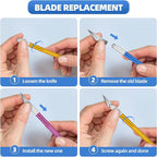 3 PCS Exacto Knife, Hobby Knife, Craft Knives - Image 5