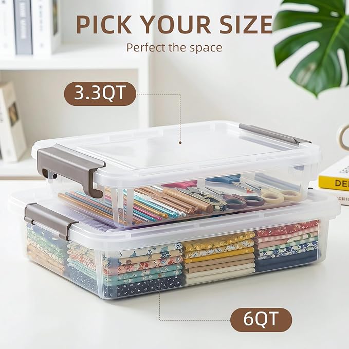 Citylife 3 PCS Plastic Storage Bins - Image 9