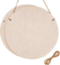 18 Inch Wood Circles for Crafts, 1/4" Thick 2 Pack 5-ply Poplar | Unfinished by Unknown