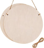 18 Inch Wood Circles for Crafts, 1/4" Thick 2 Pack 5-ply Poplar | Unfinished by Unknown