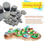 50PCS Painting Rocks, Medium Small & Tiny River Rocks - Image 2