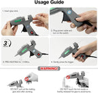 SHJADE Hot Glue Gun with 30 Glue Sticks, 20W Mini Hot Melt Gun Kit | Fast - Image 2
