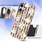 Case for iPhone 17, Scratch Resistant Hybrid Double Layer Hard Shell，Cute - Image 3