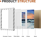 10x10 Wavy Picture Frame With Mat - Image 4