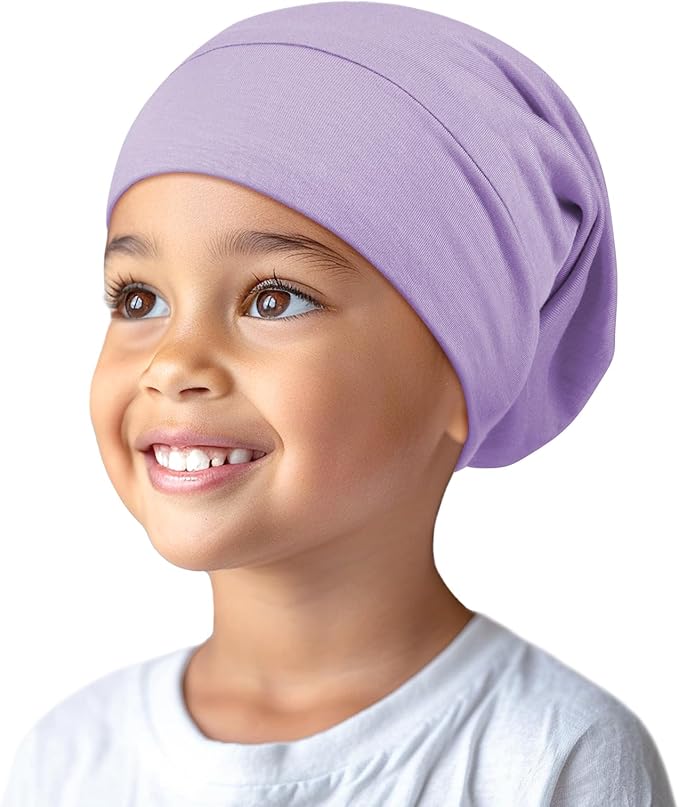 OLESILK Silk Toddler Bonnet 6-36 Months: 100% Mulberry Silk & Modal, Anti-Frizz for Curly Hair, Adjustable Fit Growing Baby
