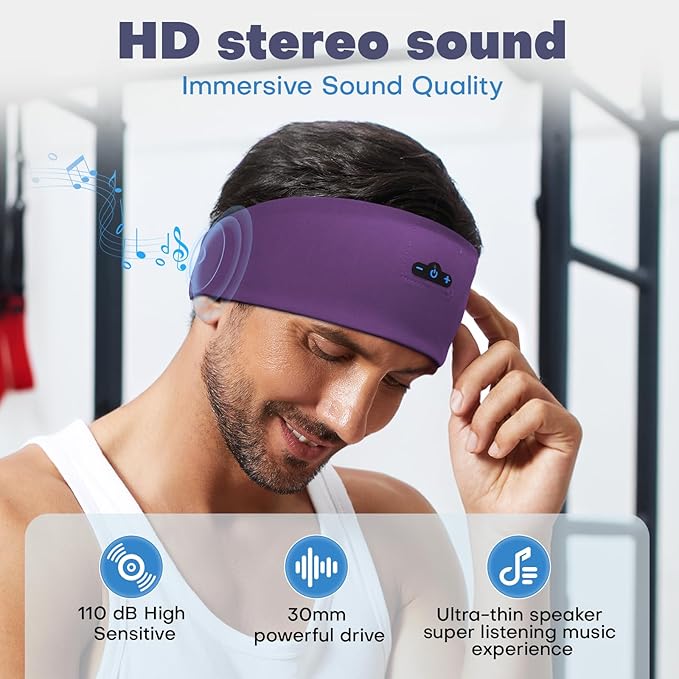 Sleep Headphones Bluetooth Headband - Image 4