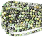 45PCS 8mm Natural Australian Jade Stone Beads Round Loose Beads - Image 3