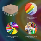 FabricLA Acrylic Felt Sheets for Crafts - Image 3