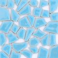 200g Ceramic Mosaic Tiles for Crafts, Irregular Stained Ceramic 0.2"x0.8" by Esweny