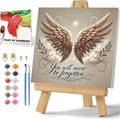 hkejoi Paint by Numbers Kit for Adults Beginner, Wing Paint by Numbers by hkejoi