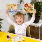 10pcs Wooden Ornaments to Paint - Image 5