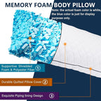 1 MIDDLE ONE Body Pillow, Memory Foam Body Pillows - Image 2