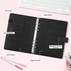 A5 Kpop Photocard Binder with 30 Pack 4-Pocket Card Pages, 6 Ring A5 Binder - Image 6