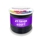 20Gauge Black Aluminum Crafts Wire 400FT, by ouwinway