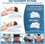 CHxxy Memory Foam Pillows, Cervical Pillow - Image 2