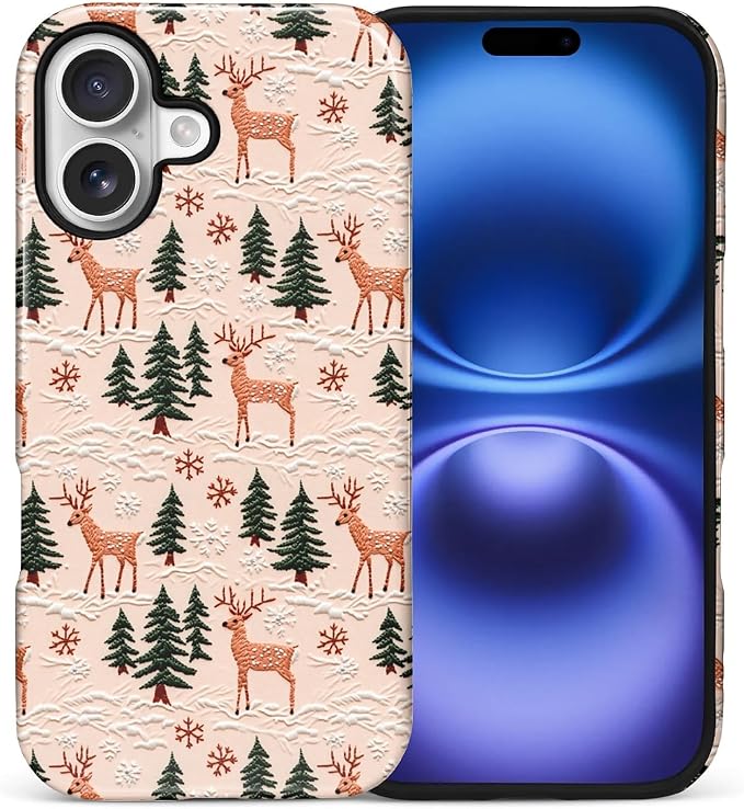 Case for iPhone 17, Scratch Resistant Hybrid Double Layer Hard by Toulas