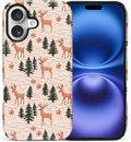 Case for iPhone 17, Scratch Resistant Hybrid Double Layer Hard by Toulas