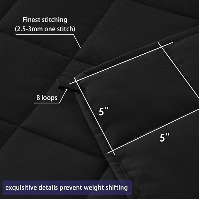 King Size Weighted Blanket for Adults Cooling Heavy Blanket for Sleeping - Image 6
