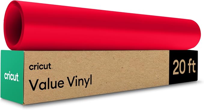 Cricut Value Permanent Vinyl, Matte Red | by Unknown